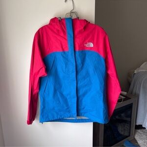 The North Face Red and Blue Shell